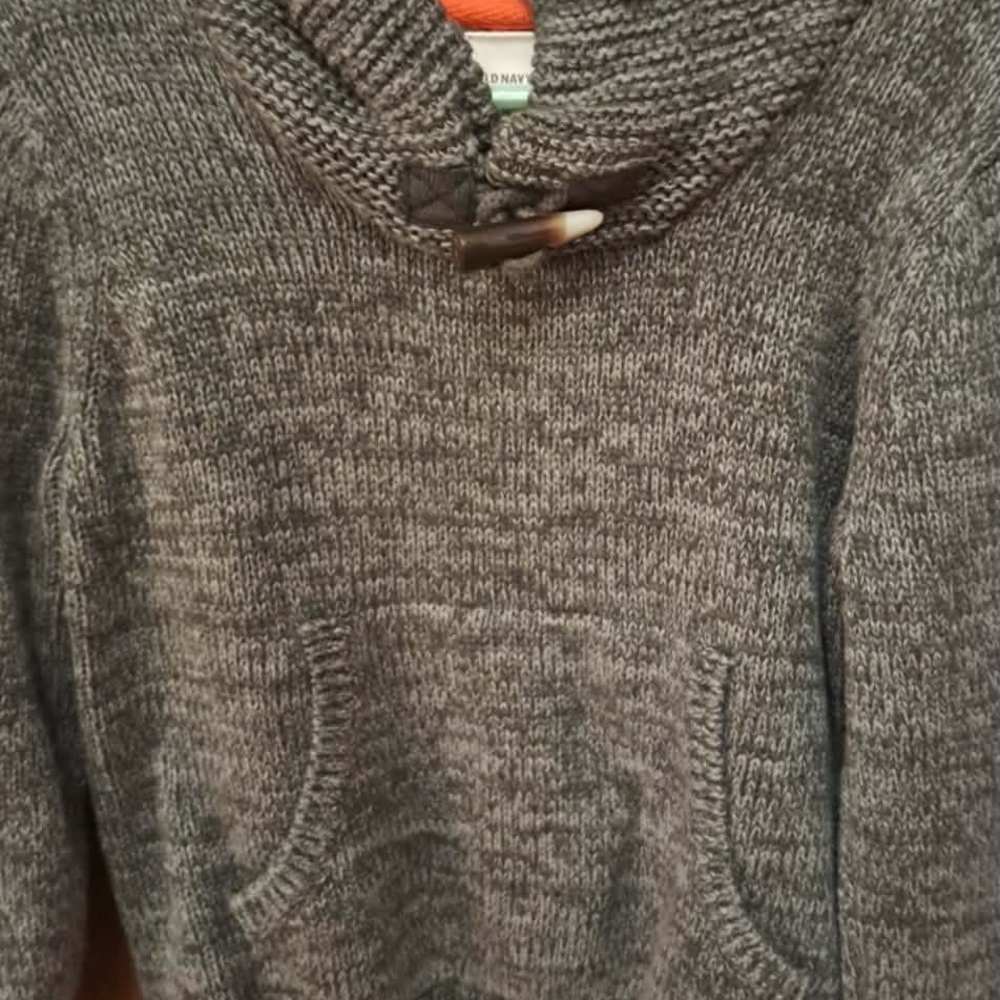 Old Navy Brown Tweed Boys Sweater Size 5 T